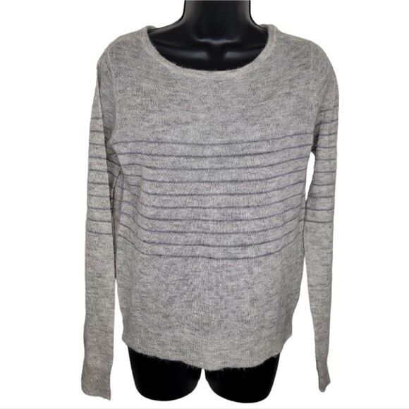 Paige Nakita alpaca wool blend striped sweater size Medium - Picture 1 of 6